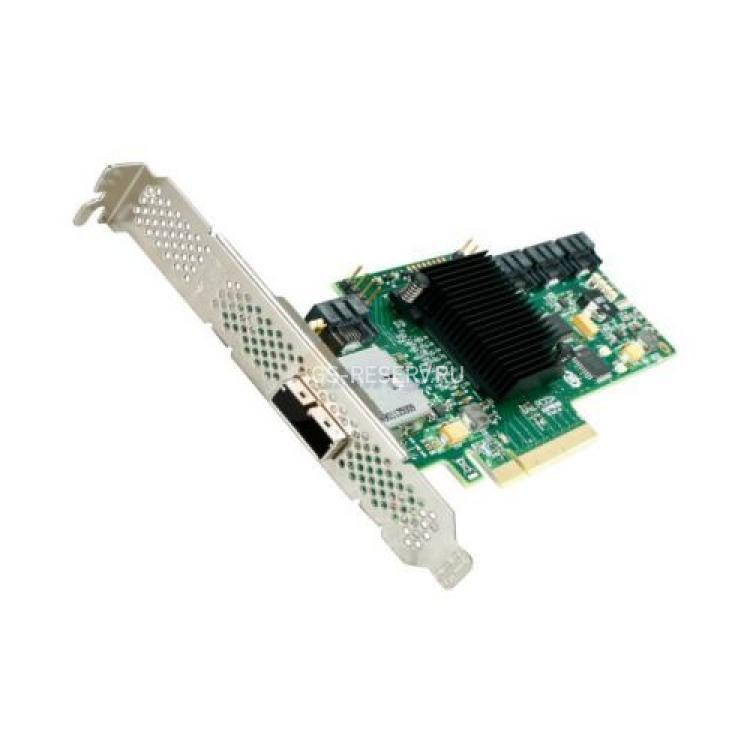 Контроллер SAS IBM (LSI Logic) LSISAS2008 Int-4xSATA Ext-1xSFF8088 8xSAS/SATA RAID10 U600 SAS PCI-E8x 2.0 For x3200M2 x3200M3 x3250M2 x3250M3 x3550M2 x3550M3 x3650M2 x3650M3 x3850M2 x3850X5 x3950M2(46M0907)