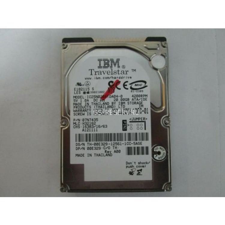 Жесткий Диск IBM Travelstar 30GN 20Gb (U100/4200/2Mb) IDE 2,5"(07N7449)