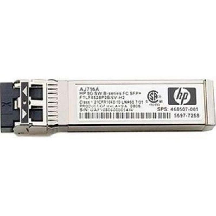 Transceiver SFP+ HP (Avago) 8Gbps MMF Short Wave 850nm 10km Pluggable miniGBIC FC8x(AJ717A)