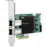 Сетевой Адаптер HP (Emulex) 10GbE Server Adapter 2x10Гбит/сек Dual Port 2xSFP+ Fibre Channel HBA iSCSI LP PCI-E8x 2.0(614201-001)