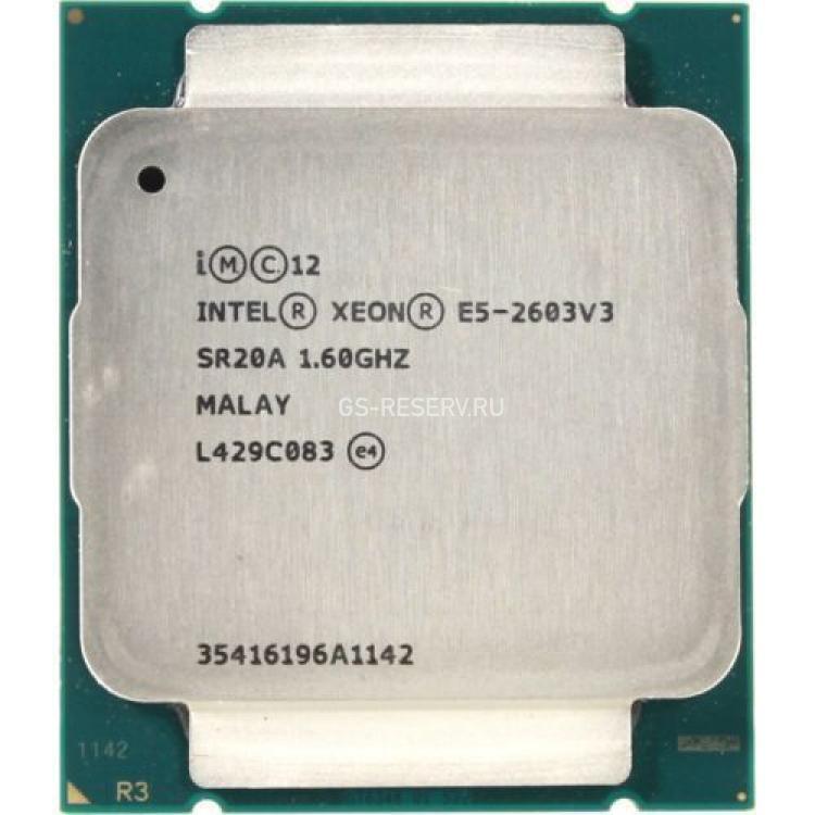 Процессор Intel Xeon E5 1600Mhz (6400/L3-15Mb) 6x Core 85Wt Socket LGA2011-3 Haswell(SR20A)