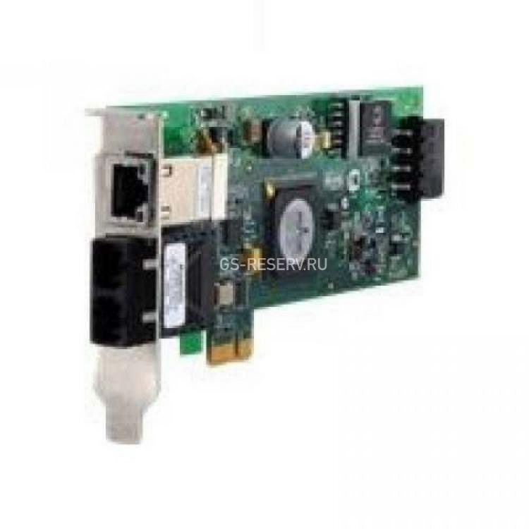 Сетевая Карта Allied Telesis BCM5718B0KFBG 100Base-FX/SC 1000Base-T 1xSC 1xRJ45 1xSATA Poe Fibre Channel PCI-E1x(AT-2716POE/FXSC)