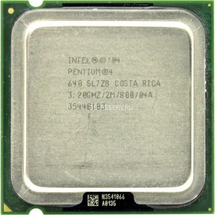 Процессор Intel Pentium 640 3200Mhz (800/L2-2Mb) HT 84Wt LGA775 Prescott2M(SL8Q6)