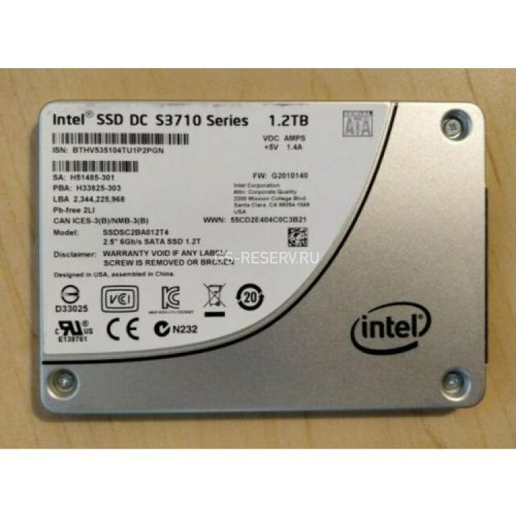 Твердотелый Накопитель SSD Intel SSD DC S3710 Series 1.2Tb TRIM MLC AES 6G SATAIII 2,5" 7mm(937747)