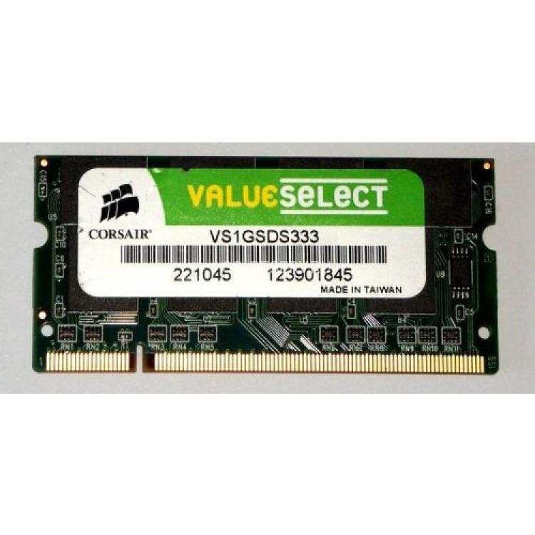 RAM SO-DIMM DDR333 Corsair 1Gb CL2.5 PC2700(VS1GSDS333)