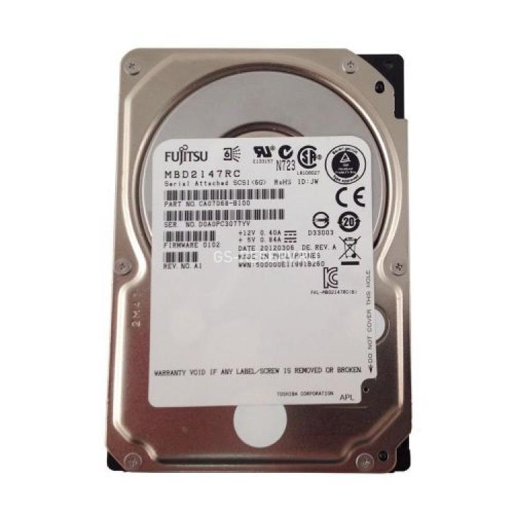 Жесткий Диск Fujitsu 147Gb (U600/10000/16Mb) 6G SAS 2,5"(MBD2147RC)