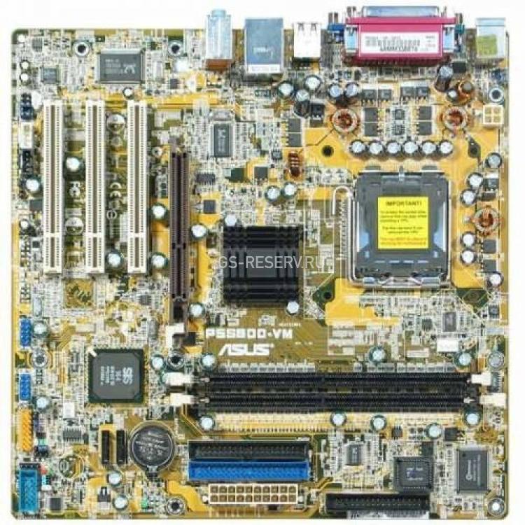 Материнская Плата ASUS SIS661FX S775 HT 2DDR400 2SATA U133 AGP8x 3PCI SVGA LAN AC97-6ch mATX(P5S800-VM/SI)