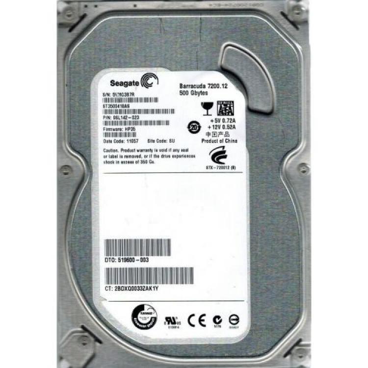 Жесткий Диск Seagate Barracuda 7200.12 500Gb (U300/7200/16Mb) NCQ SATAII(9SL142)
