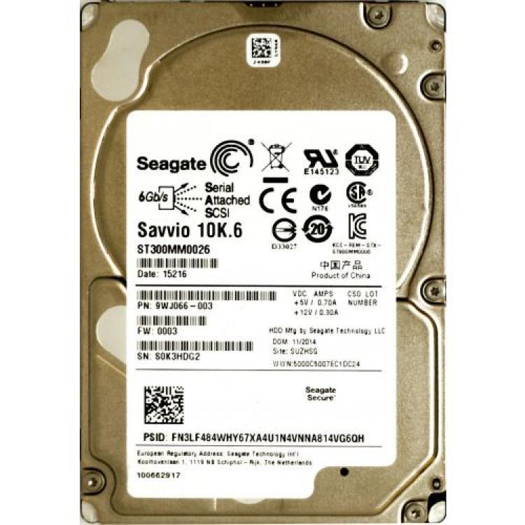 Жесткий Диск Seagate Savvio 10K.6SED 300Gb (U600/10000/64Mb) SED 6G SAS 2,5"(9WJ066)