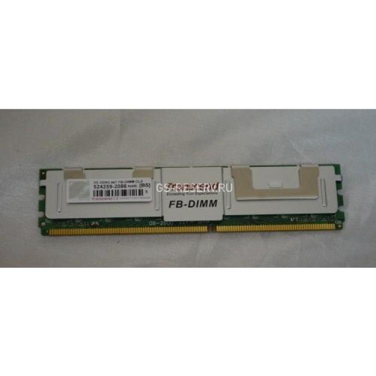 RAM FBD-667 Transcend 1Gb 2Rx8 PC2-5300F(TS128MFB72V6J)