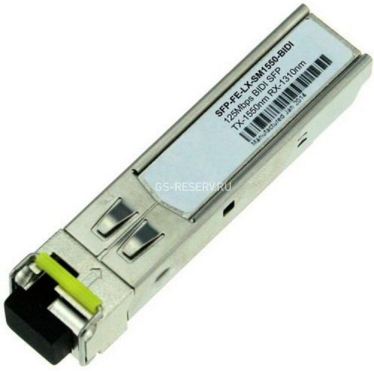 Transceiver eSFP Huawei Rx-1310nm Tx-1550nm 15km Single-Mode Pluggable miniGBIC LC(SFP-FE-LX-SM1550-BIDI)