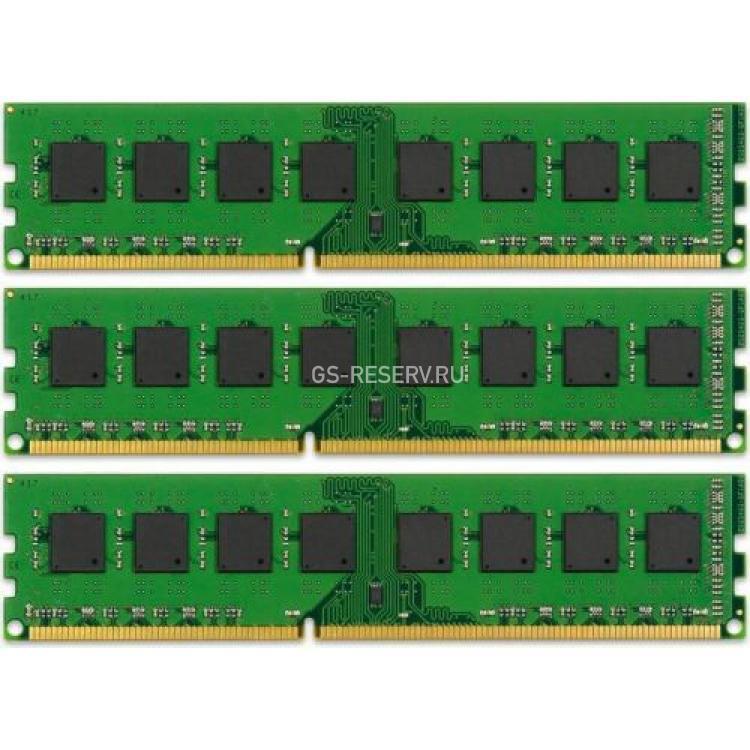 RAM DDRIII-1066 Kingston 6Gb 3x2Gb 2Rx8 REG ECC PC3-8500(KVR1066D3S4R7SK3/6GI)