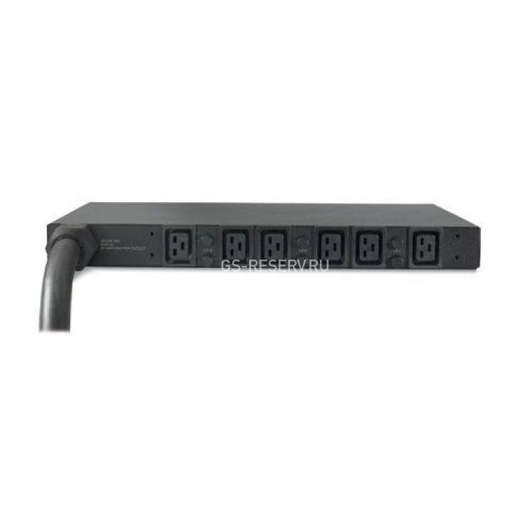 Распределительное Устройство Электропитания APC Switched Rack PDU 32A 230V 6xC19 Out C13 2,44m 1U 7Kg(AP7526)