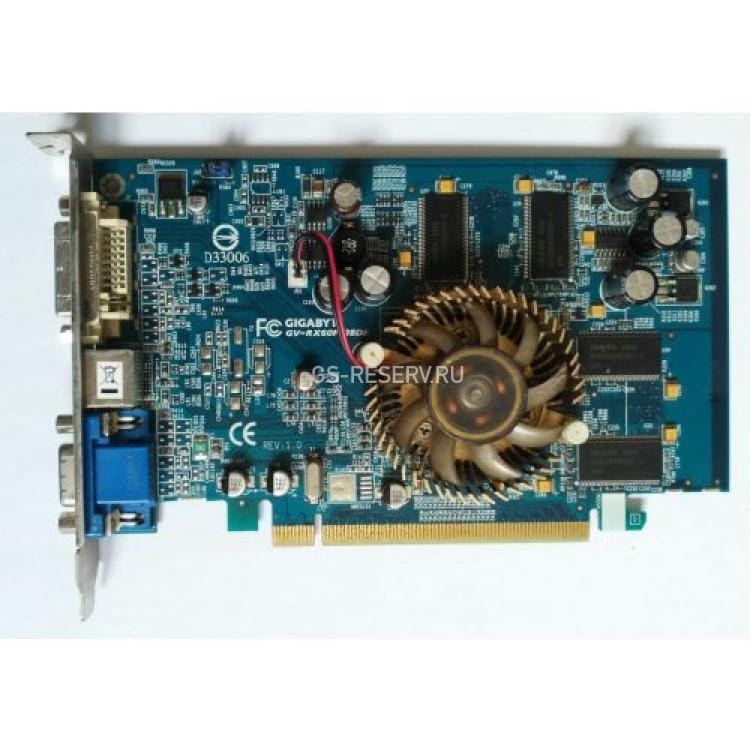 Видеокарта Gigabyte ATI RadeOn X600Pro 128Mb 128Bit DDR DVI TV-Out PCI-E16x(GV-RX60P128DE)