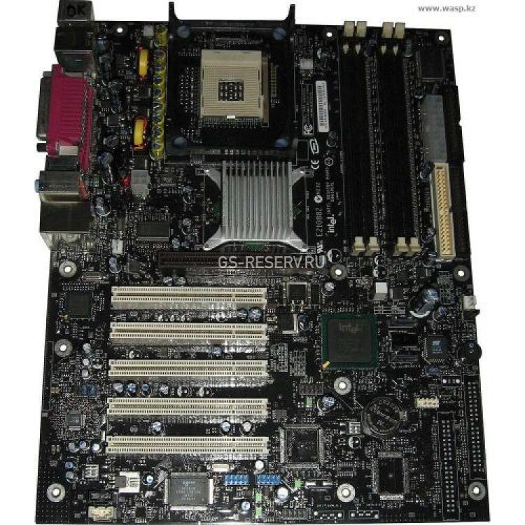 Материнская Плата Intel i865PE Socket 478 HT 4DualDDR400 2SATA U100 AGP8x 5PCI AC97 ATX(D865PERL)