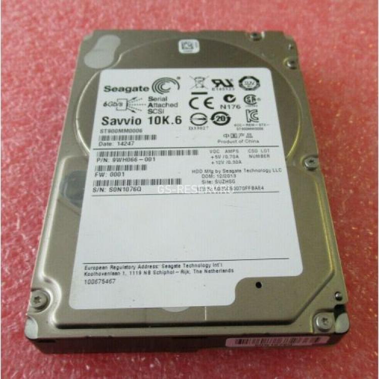Жесткий Диск Seagate Savvio 10K.6 900Gb (U600/10000/64Mb) 6G SAS 2,5"(ST900MM0006)