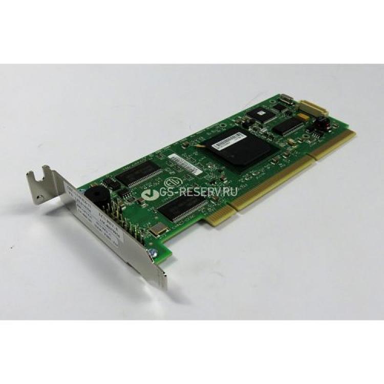 Контроллер SAS RAID LSI Logic MegaRAID SAS (Intel) IOP321 128Mb 0-Channel RAID50 SAS/SATAII U300 LP PCI-X For ASUS All MSI 9175 Gigabyte GA-7VCSH Lenovo DPX1066RK Quanta S38 Mitac RX230(8300XLP)