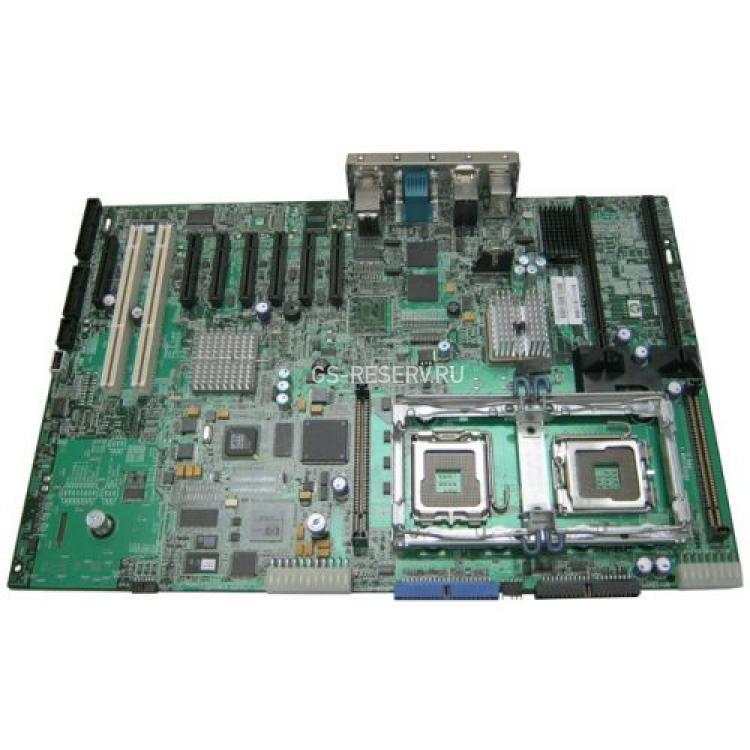 Материнская Плата HP i5000P Dual Socket 771 16FBD(2x Riser For Memory Boards) SATAII U100 7PCI-E8x 2PCI-X 2GbLAN E-ATX 1333Mhz For ML370G5 52xx 53xx 54xx Xeon(434719-001)