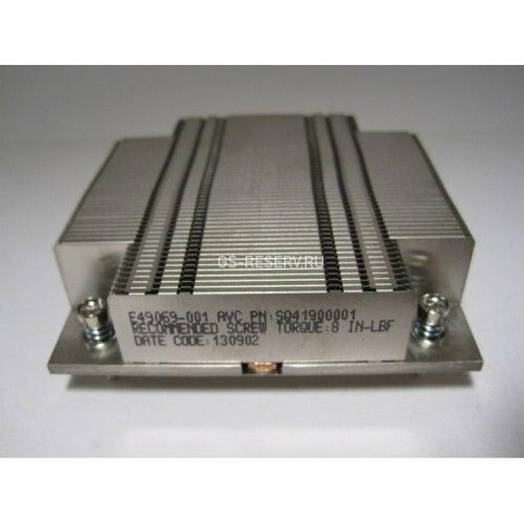 Радиатор 1U Intel Socket LGA1356 LGA1150 Al Passive For R1304EP2SFFN R1208RPMSHOR R1208RPOSHOR R1304RPMSHOR R1304RPOSHBN R1304RPSSFBN(E49069)