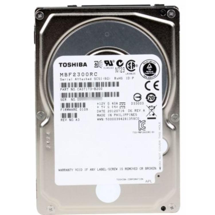 Жесткий Диск Toshiba 300Gb (U600/10000/16Mb) 6G SAS 2,5"(MBF2300RC)