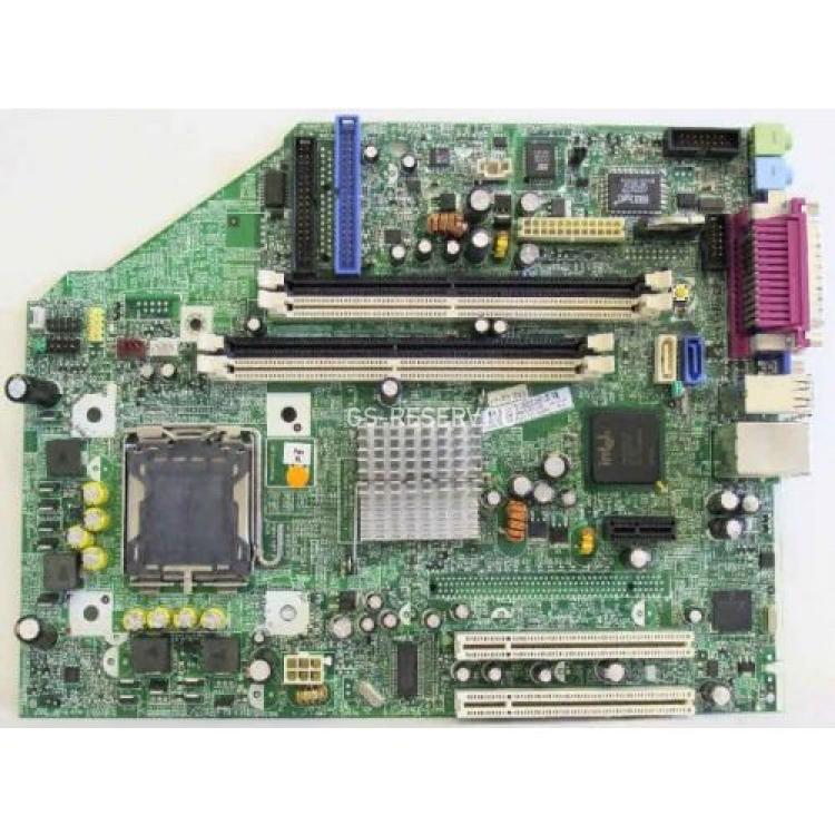 Материнская Плата HP i915GV S775 HT 4DualDDRII-533 2SATA U100 PCI-E1x 2PCI SVGA LAN1000 ADI981B-8ch mBTX For DC5100 SFF(374820-001)