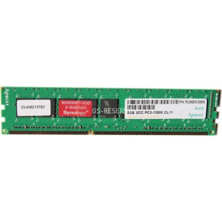 RAM DDRIII-1600 Synology (Apacer) 8Gb REG ECC PC3-12800R-11 For DS3615xs RS3614xs+ RS3614xs RS3614RPxs RS10613xs+ RS3413xs+(8GBECCRAM)