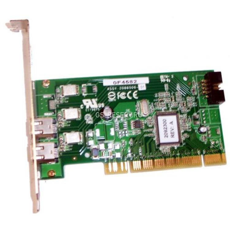Контроллер Dell (Adaptec) Agere FW323-06 FireWire 2xIEEE1394 LP PCI(AFW-2100/DELL)