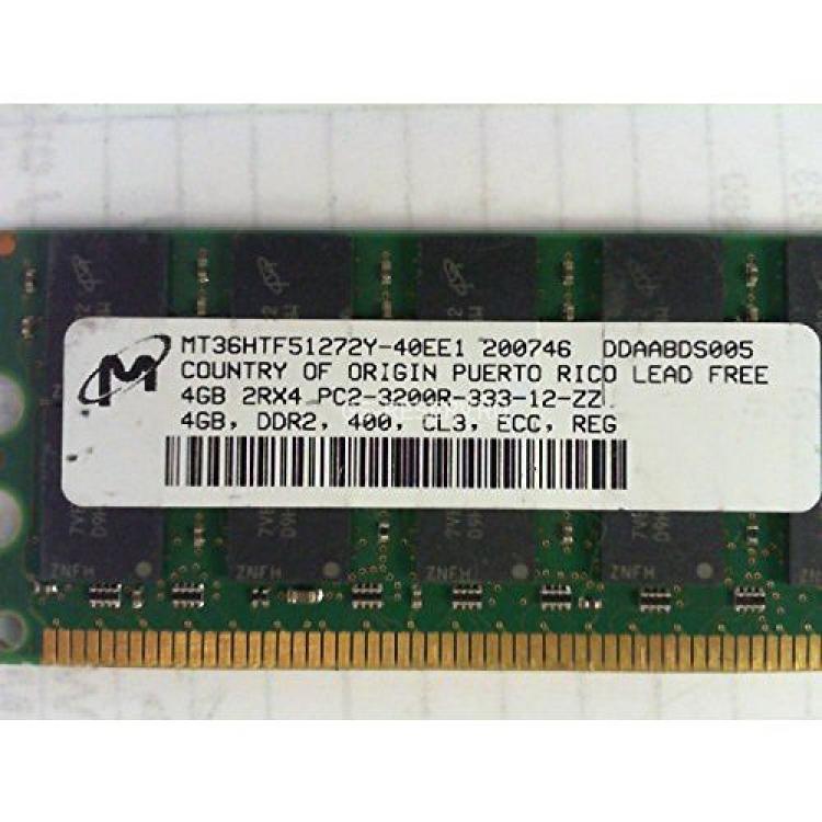 RAM DDRII-400 Micron 4Gb 2Rx4 REG ECC LP PC2-3200R(MT36HTF51272Y-40EE1)