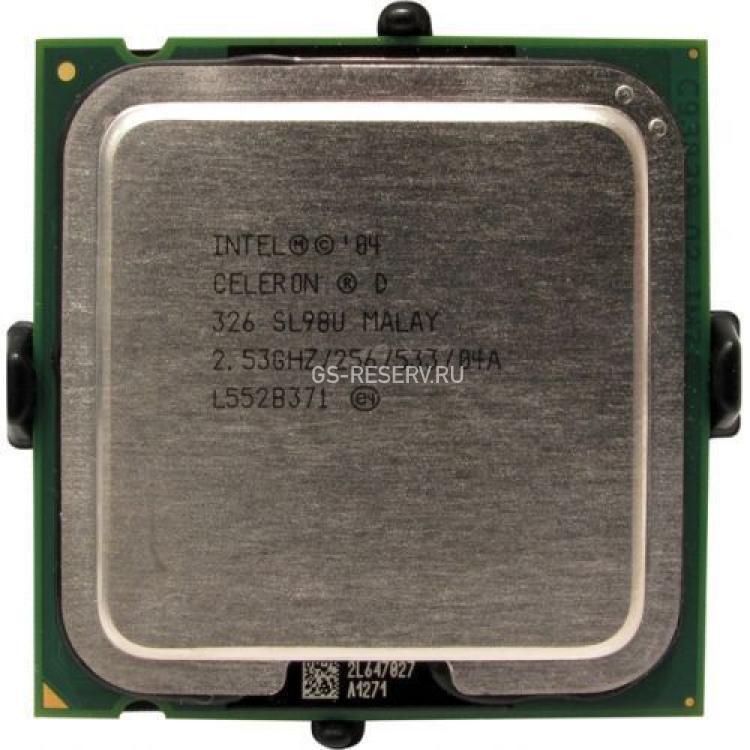 Процессор Intel Celeron 2533Mhz (533/L2-256Kb) EM64T 84Wt LGA775 Prescott(SL8H5)