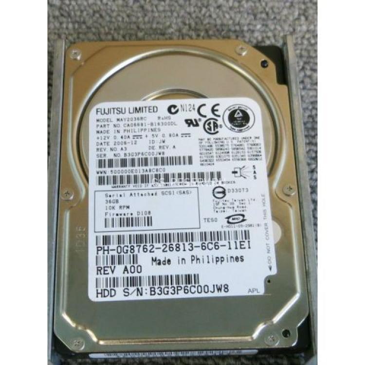 Жесткий Диск Fujitsu 36Gb (U300/10000/8Mb) SAS 2,5"(S26361-H933-V100)