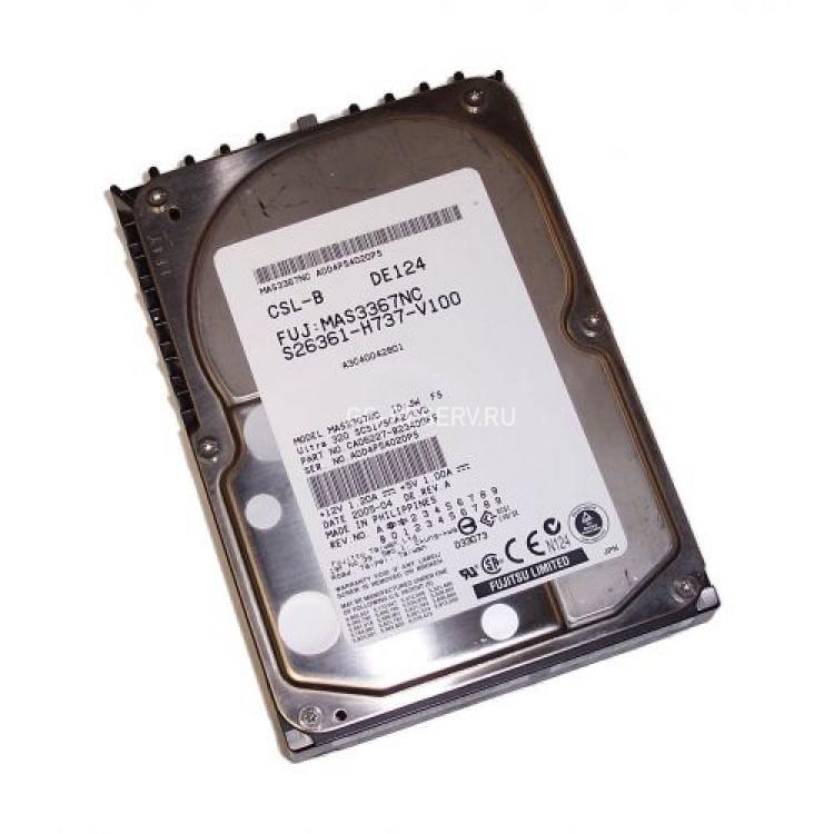 Жесткий Диск Fujitsu 36,6Gb (U320/15000/8Mb) 80pin U320SCSI(CA06227-B200)