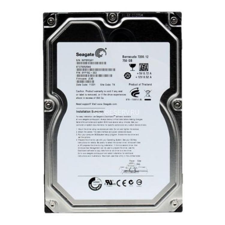 Жесткий Диск Seagate Barracuda 7200.12 750Gb (U600/7200/32Mb) NCQ 6G SATAIII(ST3750525AS)