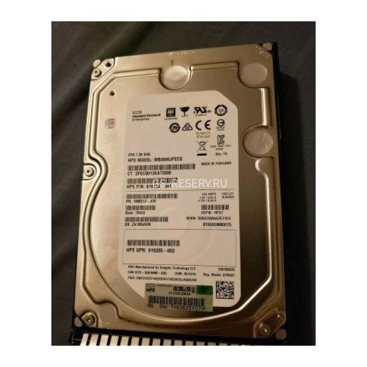 Жесткий Диск HP (Seagate) Enterprise Capacity 3.5 HDD v5 ST8000NM0075 8Tb (U1200/7200/256Mb) 512e 12G SAS 3,5" For Gen5 Gen6 Gen7 Gen8 Gen9 Gen10 D6020 D6000 Apollo Gen10 StoreVirtual 3000 3200(793773-001)