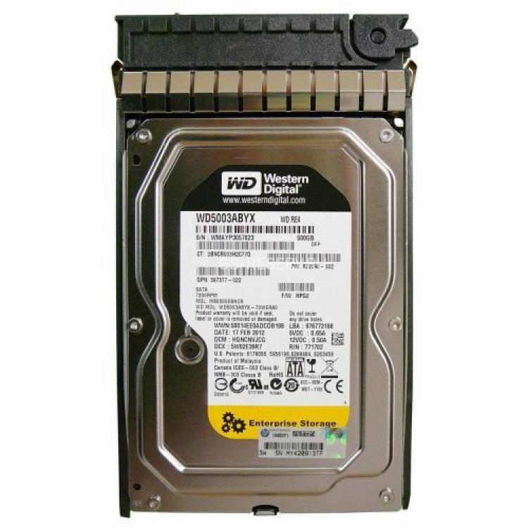 Жесткий Диск HP (Western Digital) RE4 WD5003ABYX-70WERA0 500Gb (U300/7200/64Mb) TLER RAFF SATAII For Gen5 Gen5p Gen6 Gen7(MB0500EBNCR)