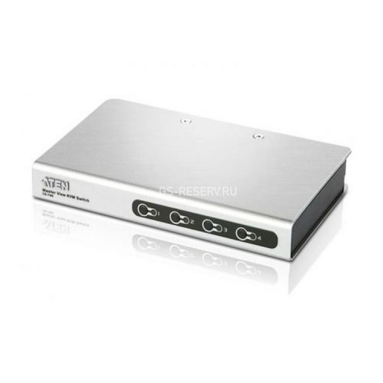 KVM Переключатель Aten 4-Port KVM Switch 4хPC D-Sub PS/2 From D-Sub PS/2 2048x1536(CS-74E)
