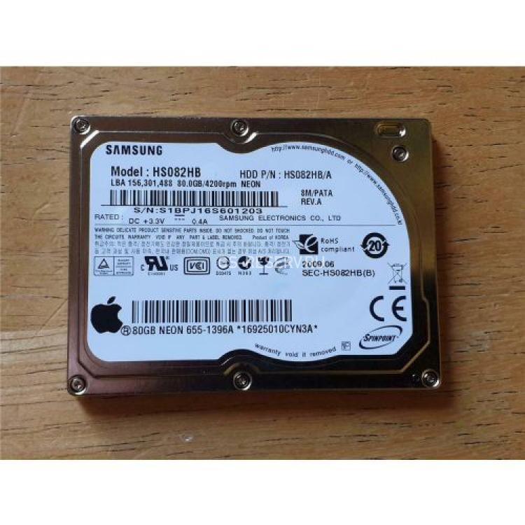 Жесткий Диск Samsung 80Gb (U100/4200/8Mb) IDE ZIF 1,8"(HS082HB/M)