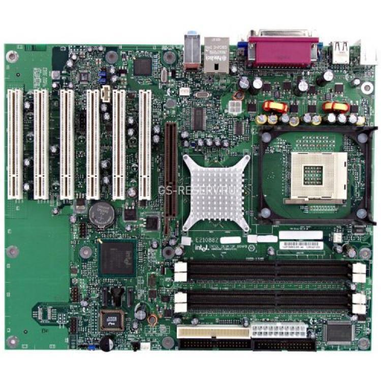 Материнская Плата Intel i865G Socket 478 HT 4DualDDR400 U100 SATA AGP8x 6PCI SVGA AC97 LAN1000 ATX(D865GBF)