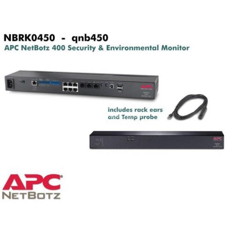 Контроллер Датчиков APC NetBotz Rack Monitor 450 6xRJ45 2xUSB 19" 1U For APC Rack NetBotz(NBRK0450)