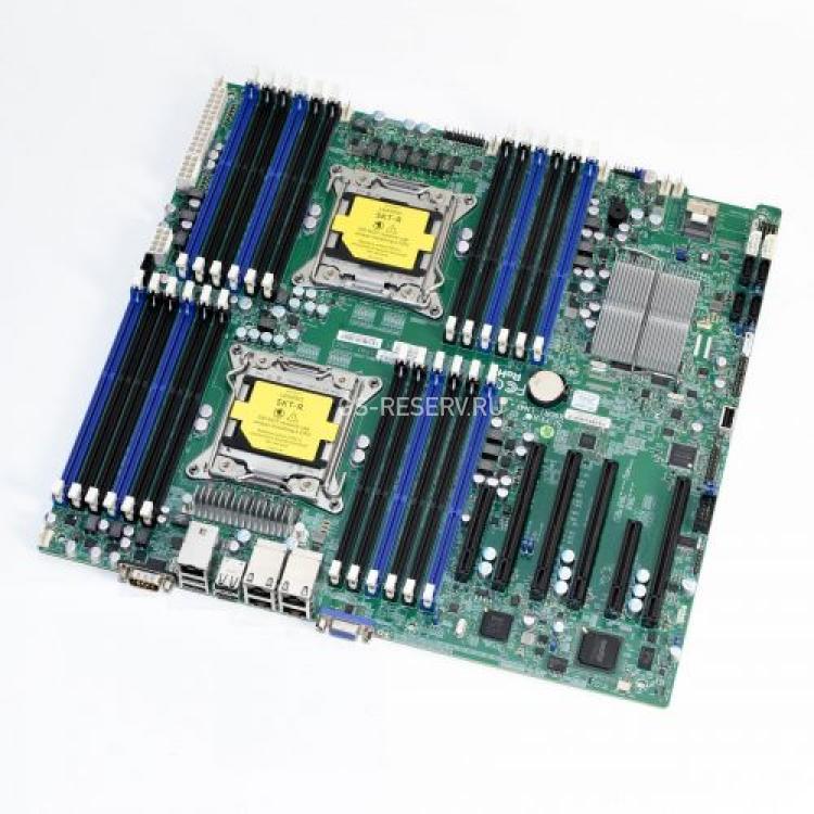 Материнская Плата SuperMicro iC602 Dual Socket 2011 24DDR3 2SATAIIII 8SATAII 4PCI-E16x3.0 2PCI-E8x SVGA 4xGbLAN IPMI E-ATX 8000Mhz For Chassis CSE-216BE1C-R920LPB CSE-825TQ-R740LPB CSE-826BE1C-R920LPB CSE-826E16-R920LP(X9DRI-LN4F+-O)