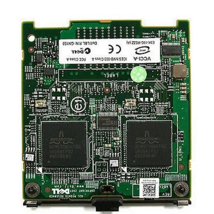 Сетевой Адаптер Dell Broadcom BCM5708SKFBG 2x1Гбит/сек Dual Port PCI-E Mezzanine Multifunction Gigabit Server Adapter For Poweredge M600 M605 M610 M910(UL94V-0BTIML-1)