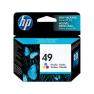Картридж HP №49 DJ(350c/cbi 600 610c 612 615c 630 632 640c 642 648 656c 660c 670c 672 680 682 690c 692 693 694 695 697) OJ(500 520 570 580 590 600 610 620 625 630 635 700 710 720 725) Deskwriter 600 660c 670c, APOLLO P-2100 P-2200 22,8ml(51649A)