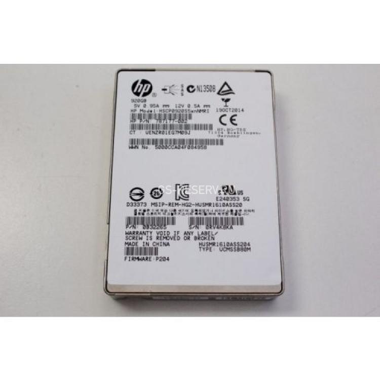 Твердотелый Накопитель SSD SAS HP 920Gb U1200 520Bps 12G SAS 2,5" For 3PAR StoreServ 7000 7200 7400 10000 Enclosure M6710 M6720(828831-001)