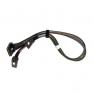 Шлейф SAS Dell 1хminiSASx8 (68Pin) To 2xSFF-8087 (mSASx4) 65cm/0,65m For Poweredge R720(MJCP4)