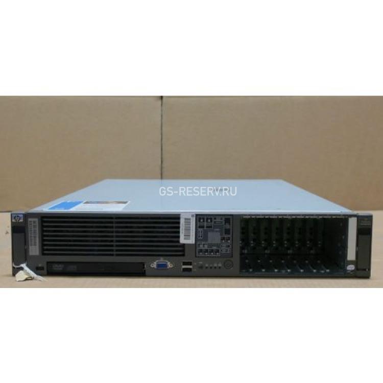 Сервер HP DL380G5 Intel Xeon DC 5120 1860Mhz/1066/2*2Mb/ DualS771/ i5000P/ 1Gb(32Gb) FBD/ Video/ 2LAN1000/ 6SAS SFF/ 0x36(146)Gb/10(15)k SAS/ ATX 800W 2U(417454-421)