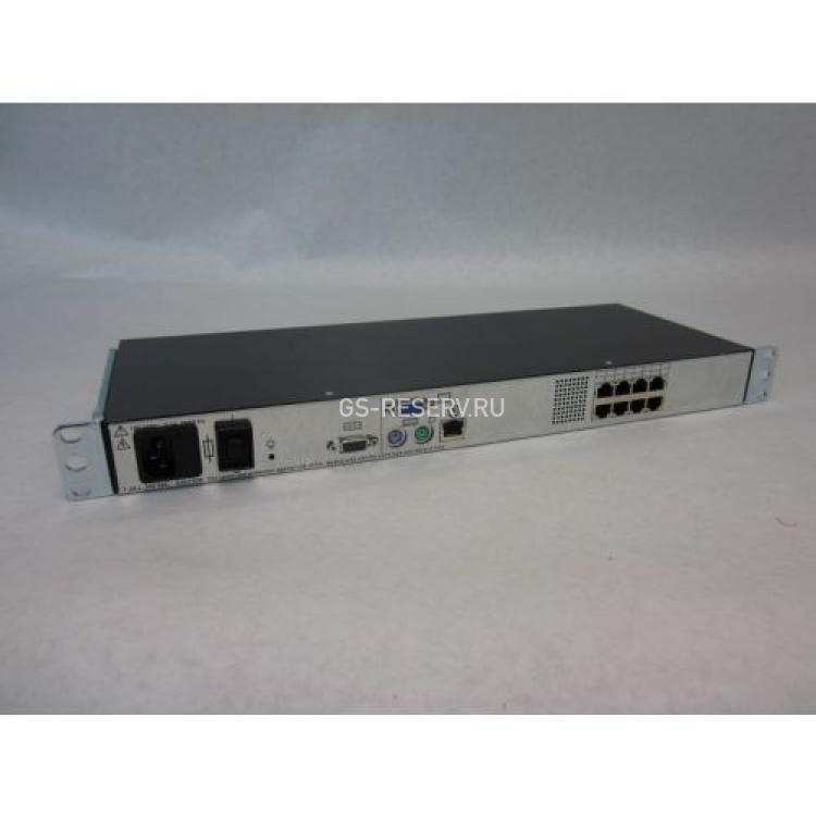 KVM Переключатель HP Server IP Console Switch Analog 0x1x8 8хPC USB/PS2 8xLAN 19" 1U(336044-B21)