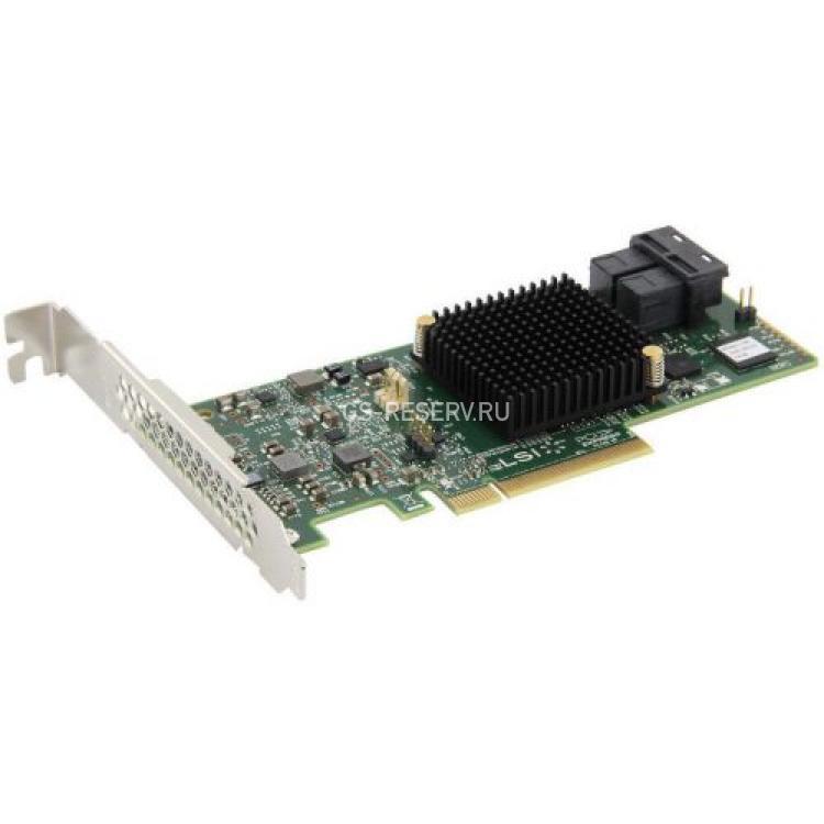 Контроллер SAS RAID HP (LSI Logic) MegaRAID SAS LSISAS3008 Int-2xSFF-8643 8xSAS/SATA RAID50 U1200 12G SAS 3.0 PCI-E8x 3.0 For Cloudline CL2100 G3 Cloudline CL2200 G3 Cloudline CL7100(9341-8i)