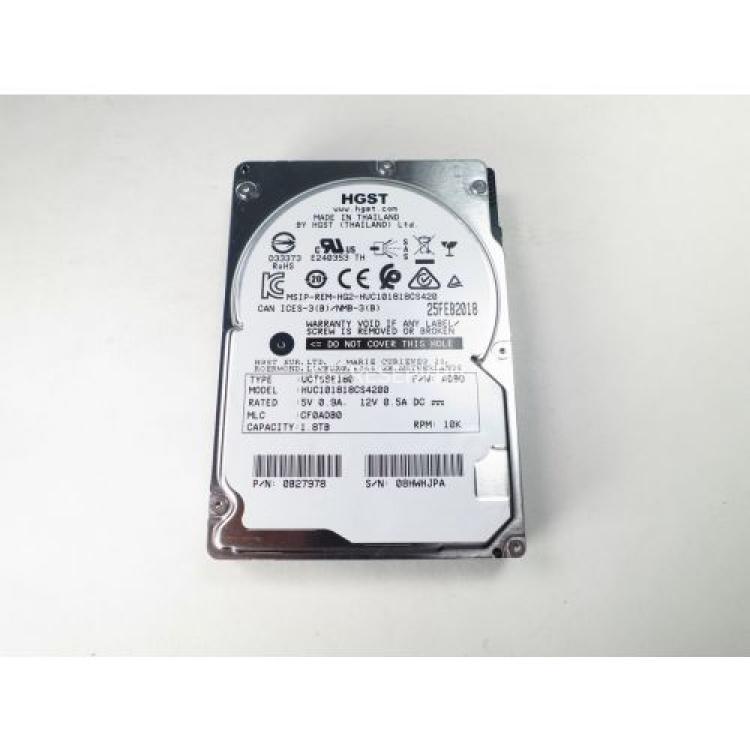 Жесткий Диск HGST (Hitachi) Ultrastar C10K1800 1.8Tb (U1200/10520/128Mb) AF Instant Secure Erase 512e 12G SAS 2,5"(HUC101818CS4200)