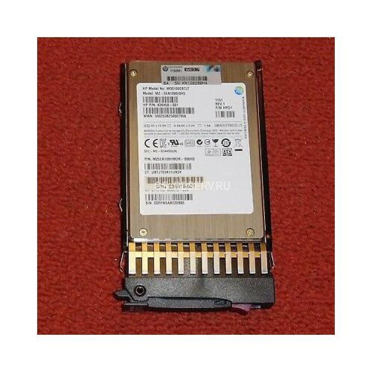 Твердотелый Накопитель SSD HP (Samsung) MZ-5EA1000/0H3 100Gb SATAII 3G 2,5"/3,5" For G5 G6 G7(653129-001)