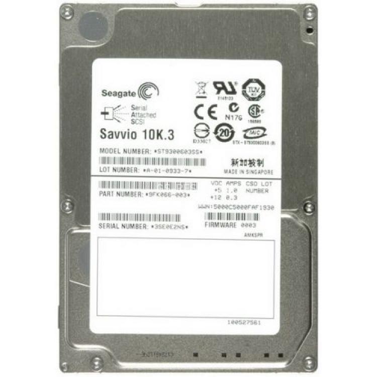 Жесткий Диск Seagate Savvio 10K.3 300Gb (U600/10000/16Mb) 6G SAS 2,5"(9FK066)