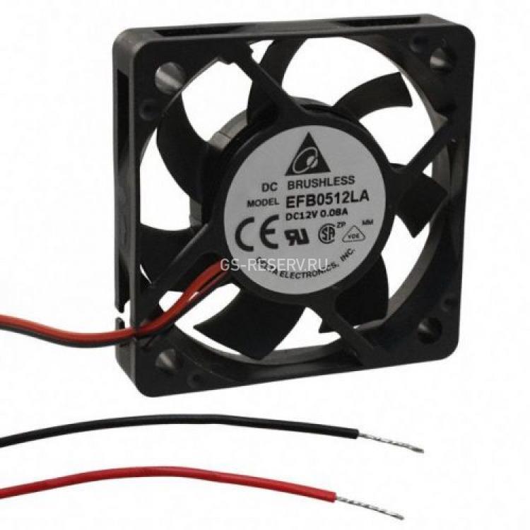 Вентилятор Delta Brushless 0,08A 12v 3500 об/мин 18CFM 22dB 40x40x10mm(EFB0512LA)